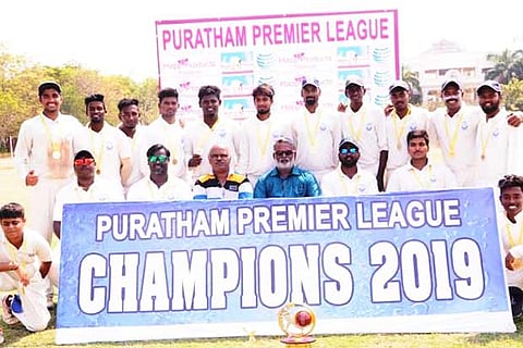 Virendhar CA, winner of the Puratham Premier League