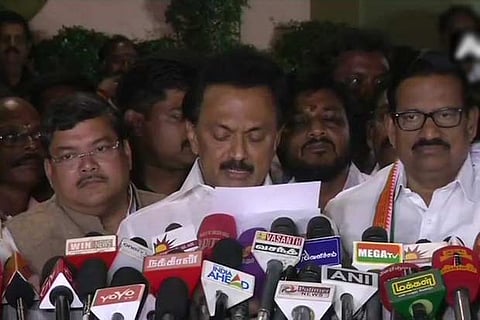 DMK finalises seat sharing with Congress, allots 9 seats in TN
