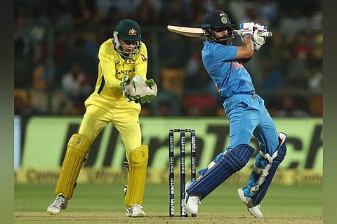 INDvAUS, 2nd T20I: Kohli, Dhoni fire India to a massive 190