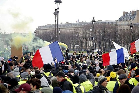 French 'Yellow Vests' gather in Paris for tenth weekend of protests