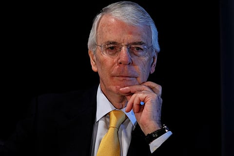 Britain's former Prime Minister John Major