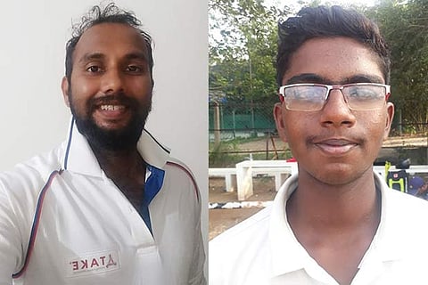 (L) Santhosh, (R) Bharathwaj