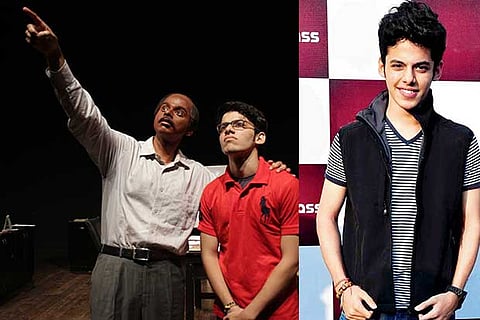 A scene from Two Adorable Losers; Darsheel (inset)