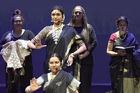 Churning Waters: A play that depicts elements from a feminine perspective