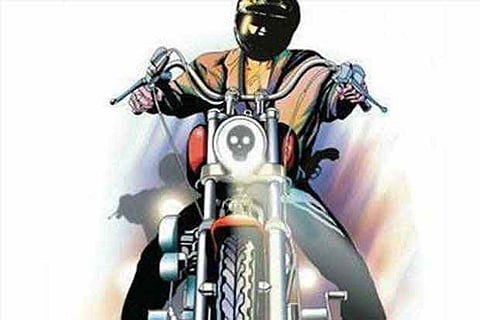 Burglars leave stolen bike, escape with booty