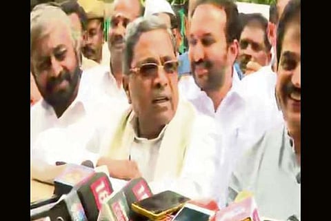 Karnataka Congress leader Siddaramaiah