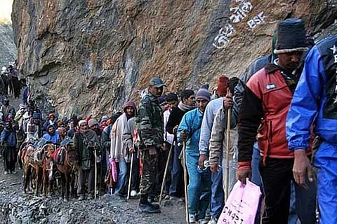 Amarnath Yatra suspended from Jammu to Srinagar