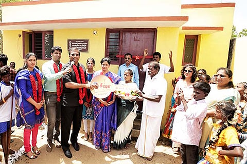 Paul Dhinakaran distributed houses to 22 victims of the disaster