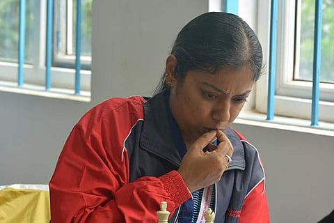 Aarathie in action against Vijayalakshmi