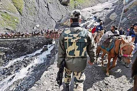 Amarnath Yatra resumes after daylong suspension