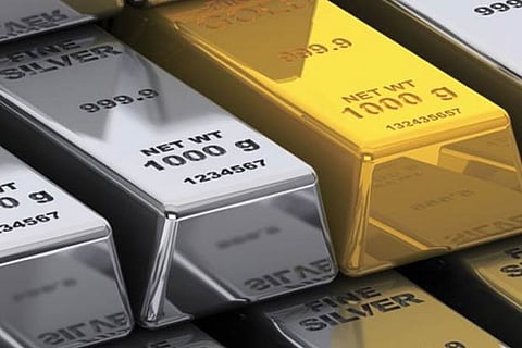 Gold, silver prices fall on sluggish demand