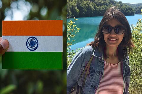 Homemaker creates eco-friendly flags out of seed paper