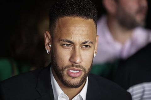 Football player Neymar. Source: AP