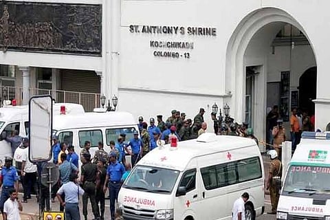 Blast-ripped St Antony's shrine
