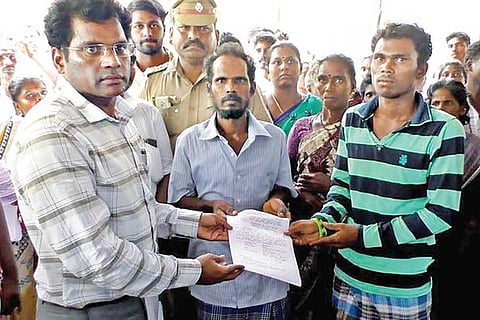Family of bonded labourers gets house post rescue