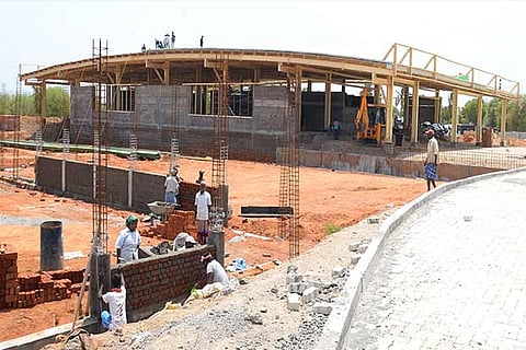 The Vellore airport that is under construction