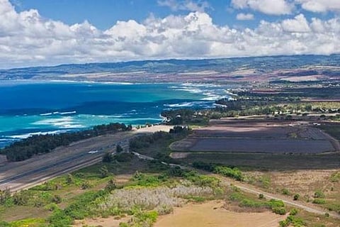 The Dillingham airfield of Oahu's northern shore where the crash occurred