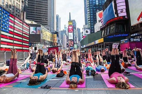 Yoga unites people, blurs boundaries