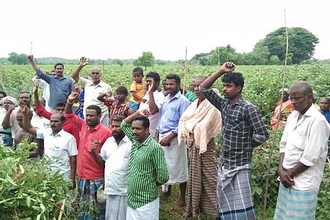 Farmers agitate on Wednesday