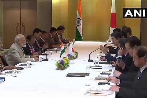 Modi, Abe discuss global economy, fugitive economic offenders, disaster management