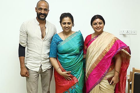 (L to R) Kishore, Lakshmi Ramakrishnan and Sriranjani (Photo:  Manivasagan N)