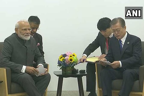 PM Modi meets South Korean President Moon, discusses ways to enhance trade ties