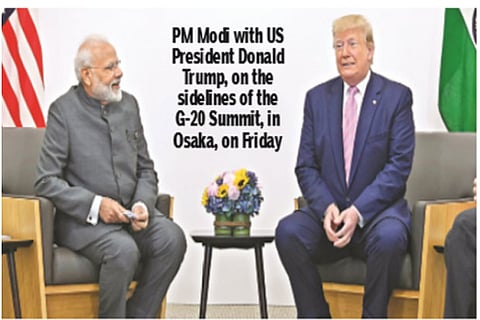 In ‘open meet’, Modi, Trump talk trade, 5G, Iran issues