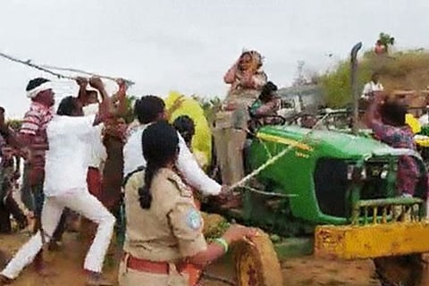 Woman forest dept official assaulted in Telangana, TRS MLA's brother held