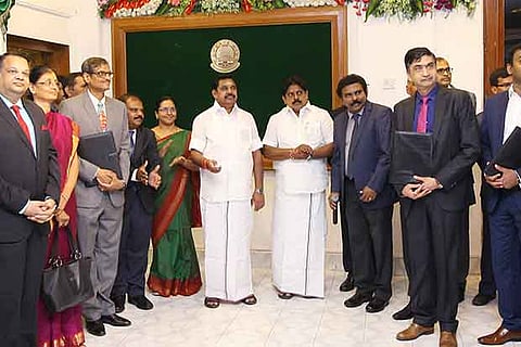 CM unveils the centre for excellence through video-conference, at a function held in the Secretariat