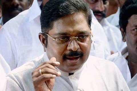 Amma Makkal Munnetra Kazhagam (AMMK) leader TTV Dhinakaran