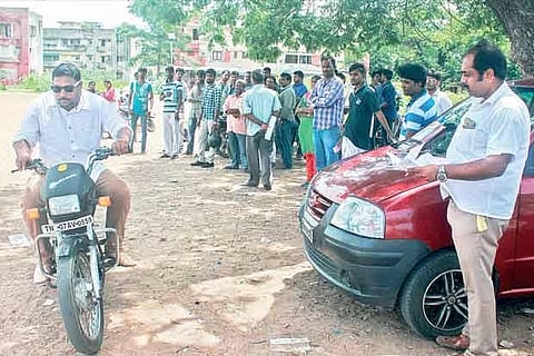 Driving test at Foreshore Estate RTO (file photo)