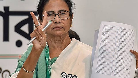 Former West Bengal CM, TMC Chief Mamata Banerjee 
