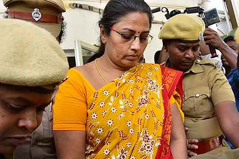 Nirmala Devi being produced in court on Tuesday