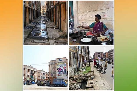 The slum dwellers were relocated to Kannagi Nagar, Semmancheri and Perumbakkam