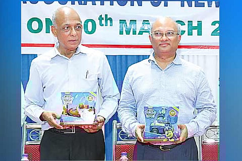 John Baby, CEO, Funskool India, with Arun Mammen, Vice-Chairman and MD