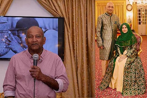 Alvin Kallicharran; Nawabzada Mohammed Asif Ali and his wife Begum Seema
