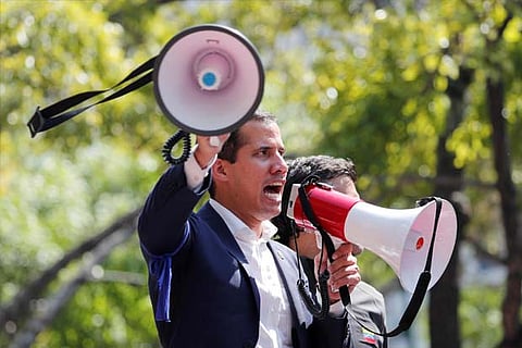 Venezuelan opposition leader Juan Guaido