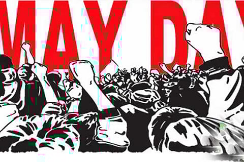 May day celebrated in Pondicherry