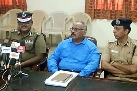 Ashutosh Shukla, DGP (Elections) addressing media in Coimbatore on Thursday