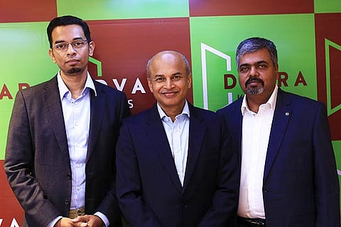 Top execs of the firm at the announcement of the fundraising event in Chennai