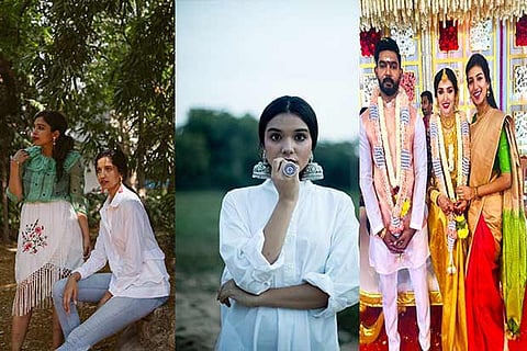 Karishma Sehgal and Sruti Ashok; Tanitha Pereira; Lingeshwaran and Pallavi with a friend