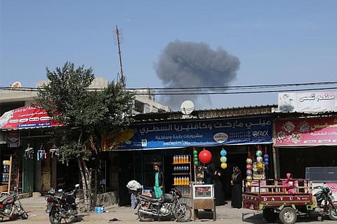 Dozens of rockets fired from Gaza, Israeli response kills one