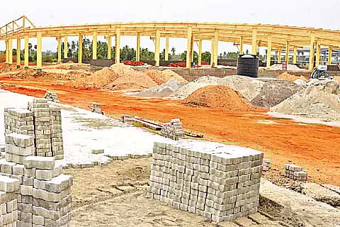 The Vellore Airport terminal that is under construction
