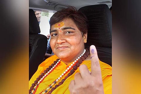 Madhya Pradesh: Pragya Thakur casts vote, 42.25 per cent turnout till 2 pm