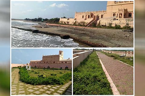 The beach and the Danish fort are the major tourist attractions in the coastal town