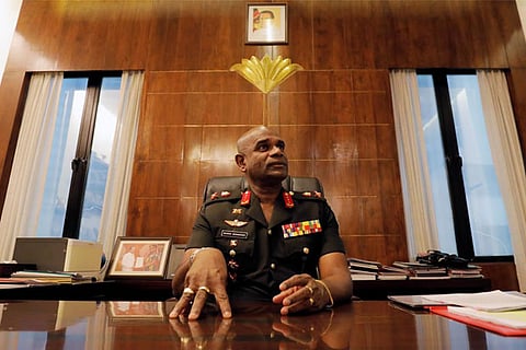 Sri Lanka's Army commander Mahesh Senanayake