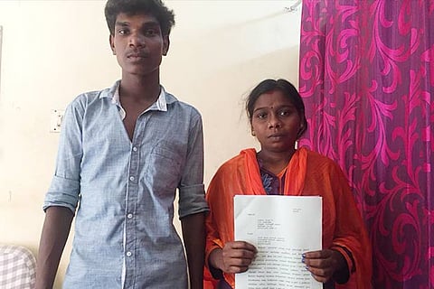 Rajarajan and Sukanya at IGP office in Tiruchy