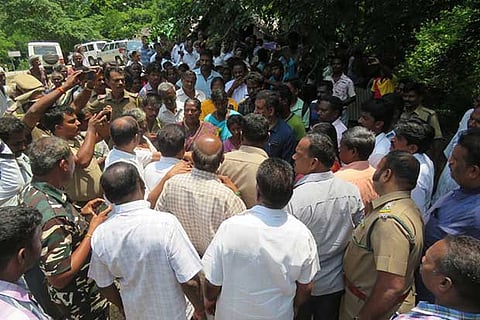 Residents of Navamalaipathi tribal hamlet demand the forest department to take steps to prevent conflicts