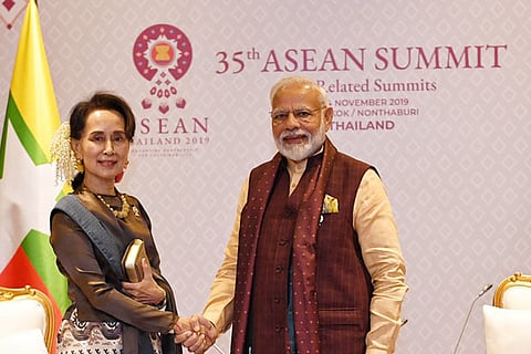 Photo courtesy: Twitter handle of PM Narendra Modi