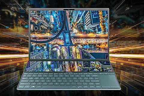 Dual screen laptop with pioneering tech to make you stand out